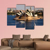 Sydney city skyline shot from Harbor Bridge multi panel canvas wall art