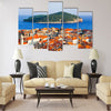 Town Dubrovnik and island in Croatia Multi panel canvas wall art