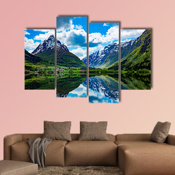 Beautiful Nature Norway natural landscape Multi panel canvas wall art