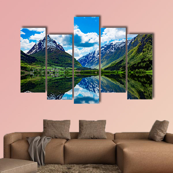 Beautiful Nature Norway natural landscape Multi panel canvas wall art