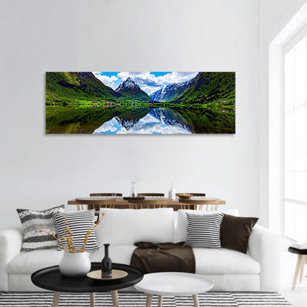 Beautiful Nature landscape panoramic canvas wall art