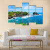 The Tanah Lot temple, Bali Island, Indonesia multi panel canvas wall art