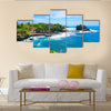 The Tanah Lot temple, Bali Island, Indonesia multi panel canvas wall art