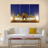 Beautiful Night view of Badshahi Mosque,Lahore, Pakistan Multi Panel Canvas Wall Art