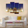 Beautiful Night view of Badshahi Mosque,Lahore, Pakistan Multi Panel Canvas Wall Art