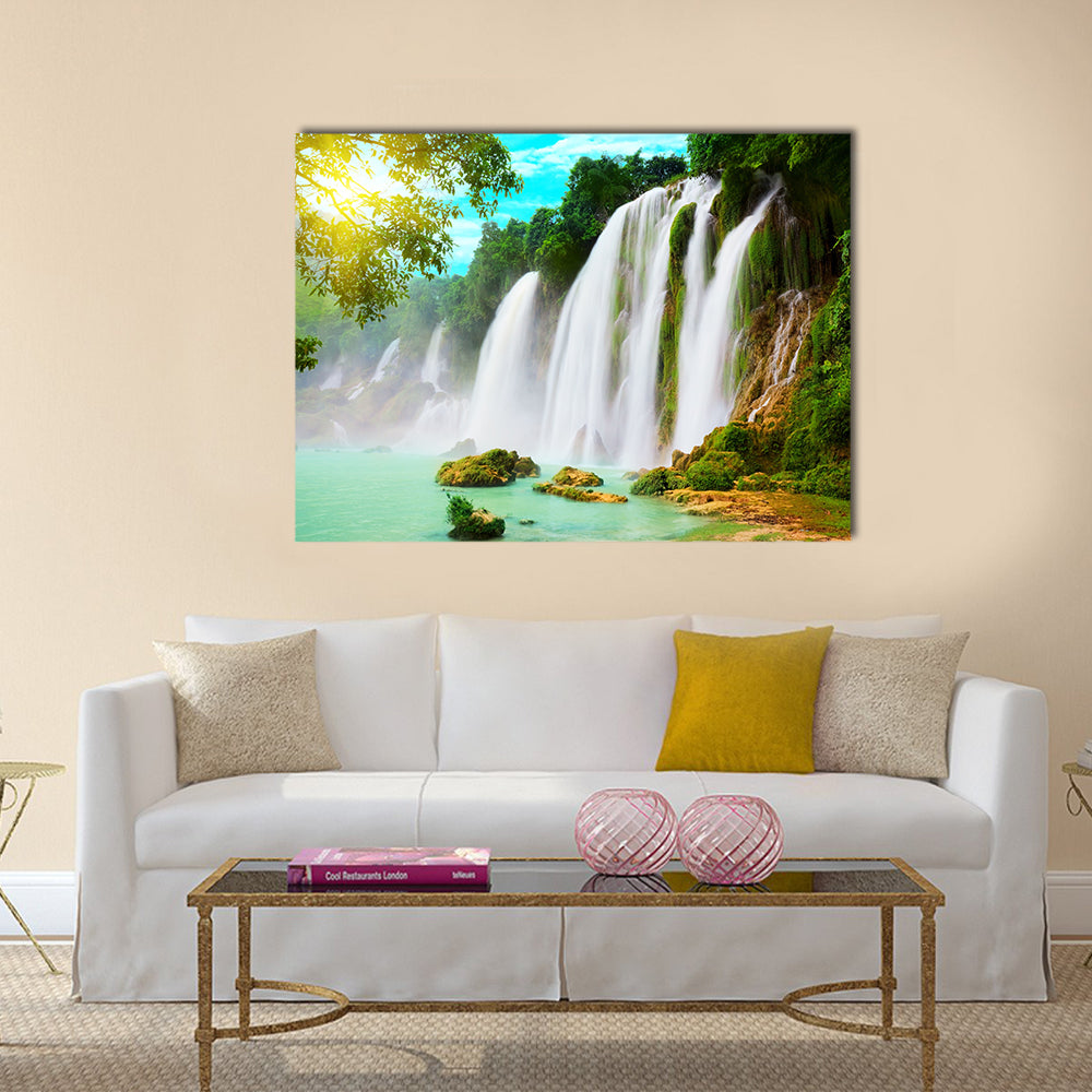 Detian or Ban Gioc waterfall Multi Panel Canvas Wall Art