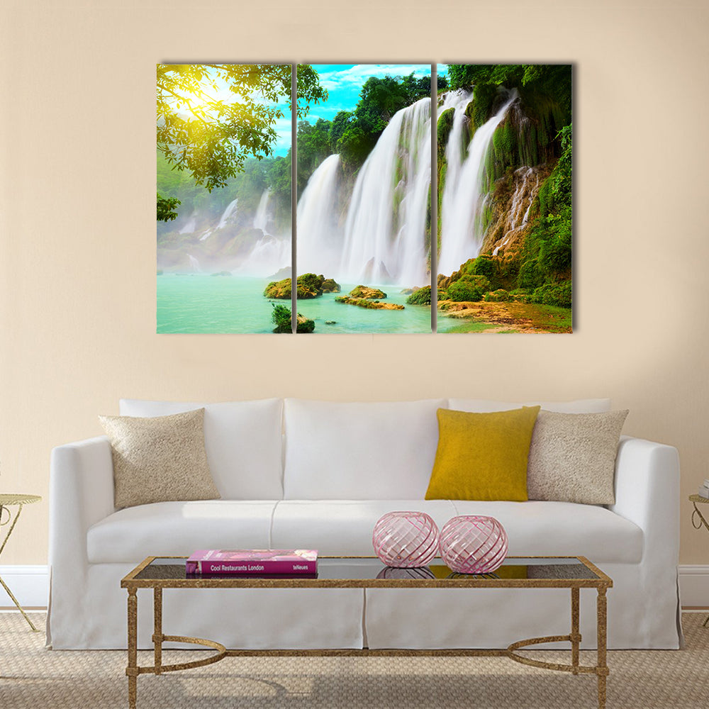 Detian or Ban Gioc waterfall Multi Panel Canvas Wall Art