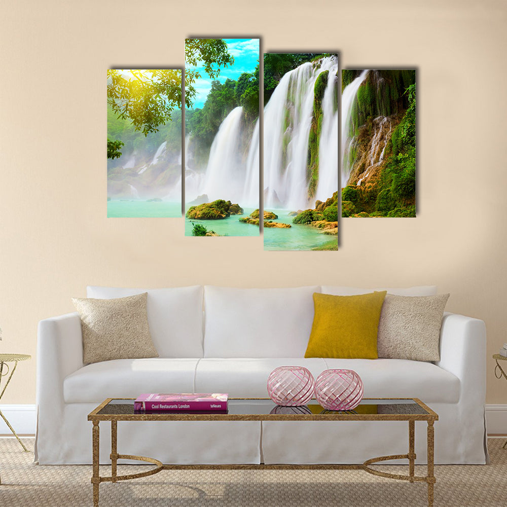 Detian or Ban Gioc waterfall Multi Panel Canvas Wall Art