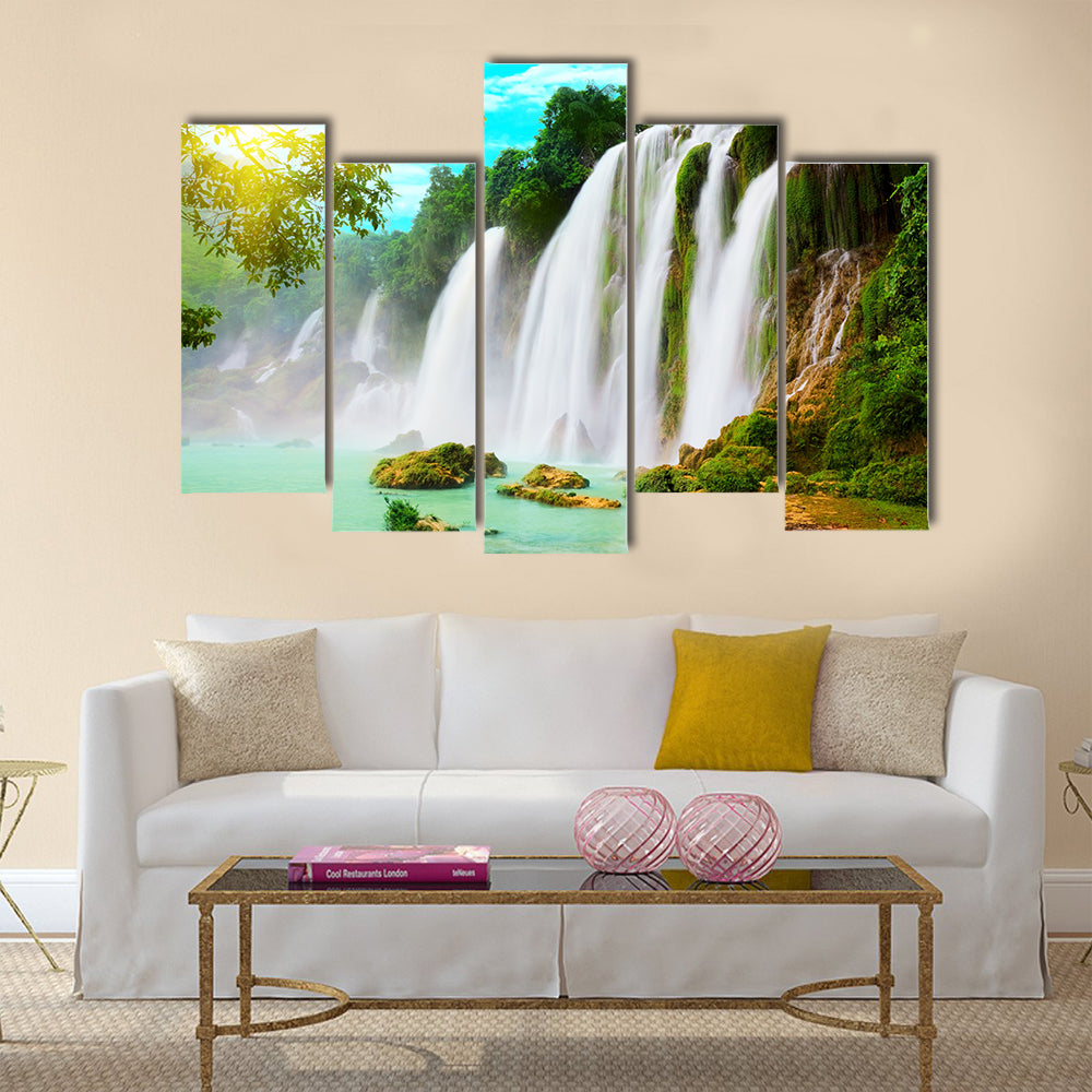 Detian or Ban Gioc waterfall Multi Panel Canvas Wall Art