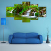 Waterfalls In Plitvice National Park Croatia Multi Panel Canvas Wall Art