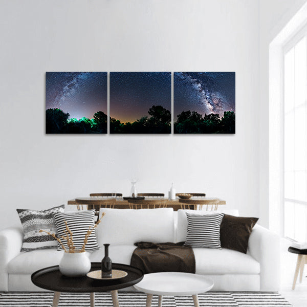 Milky Way panoramic canvas wall art
