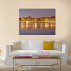 Stockholm Sweden night landscape multi panel canvas wall art