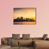 Sydney city view at sunset, NSW, Australia multi panel canvas wall art