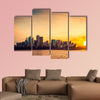 Sydney city view at sunset, NSW, Australia multi panel canvas wall art