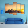 Sydney city views at sunset, NSW, Australia multi panel canvas wall art