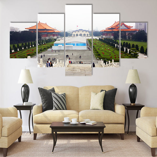 Liberty Square of Taipei, Taiwan Multi panel canvas wall art