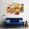 Fast food and unhealthy eating concept fast food snacks Multi panel canvas wall art