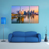 Singapore skyline at the Marina during twilight multi panel canvas wall art