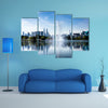 Kuala Lumpur, Malaysia skyline at Titiwangsa Park multi panel canvas wall art