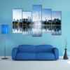 Kuala Lumpur, Malaysia skyline at Titiwangsa Park multi panel canvas wall art