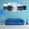 Kuala Lumpur, Malaysia skyline at Titiwangsa Park multi panel canvas wall art