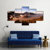 Mount Bromo volcanoes taken in Tengger Caldera, East Java, Indonesia Multi panel canvas wall art