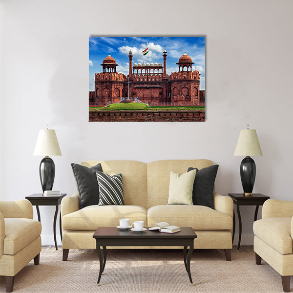 India famous travel tourist landmark and symbol Multi Panel Canvas Wall Art