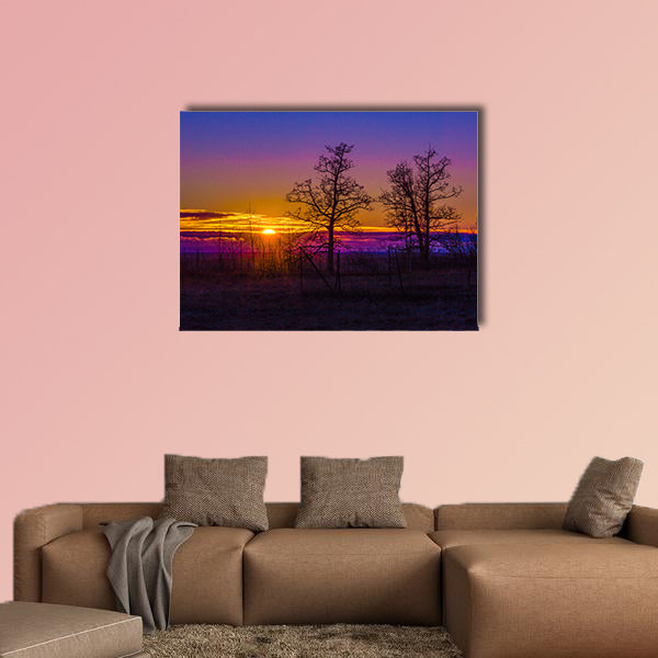 Alaska Sunset multi panel canvas wall art