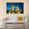 Tower Bridge at dusk, London, UK Multi panel canvas wall art