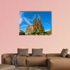 Cathedral of La Sagrada Familia multi panel canvas wall art