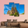 Cathedral of La Sagrada Familia multi panel canvas wall art