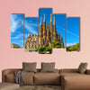 Cathedral of La Sagrada Familia multi panel canvas wall art