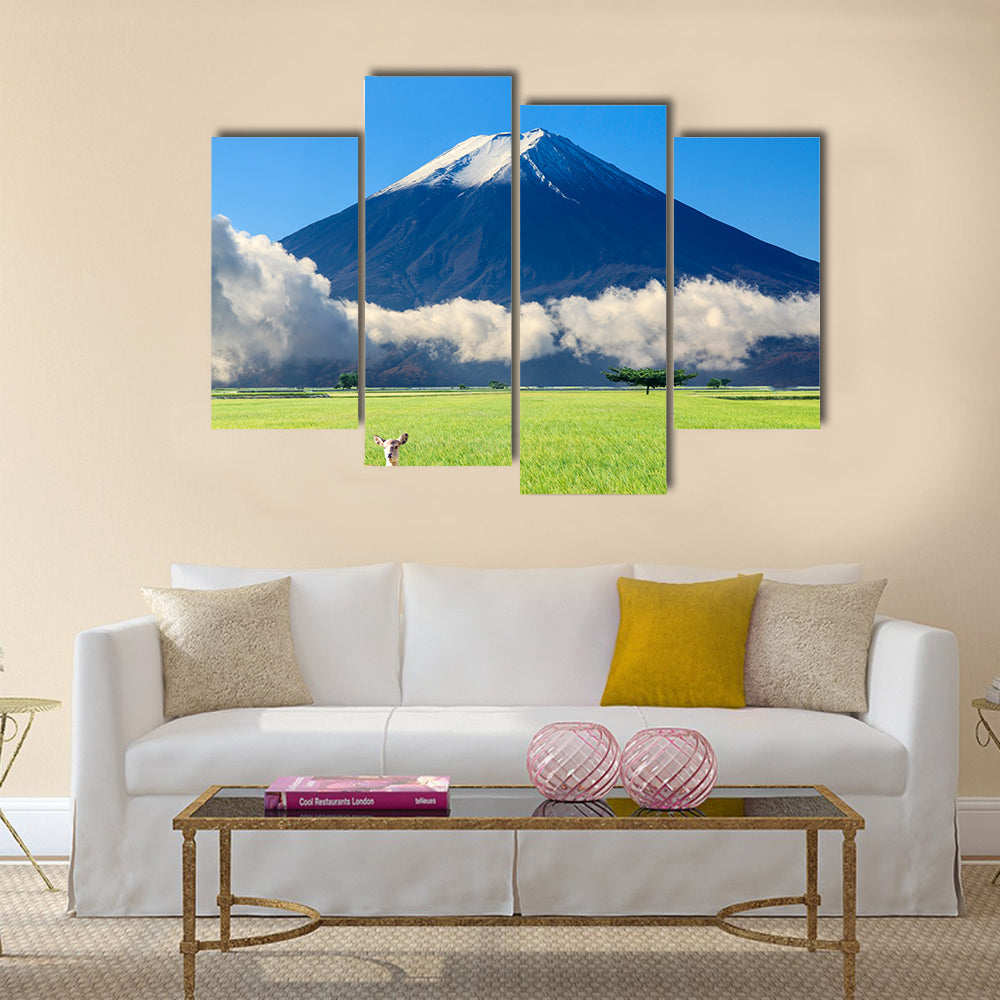 beautiful landscape with nice nature color multi panel canvas wall art