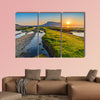 Sunrise at Seongsan Ilchulbong, Jeju, South Korea Multi panel canvas wall art