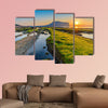 Sunrise at Seongsan Ilchulbong, Jeju, South Korea Multi panel canvas wall art