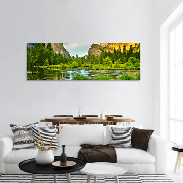 Yosemite National Park panoramic canvas wall art