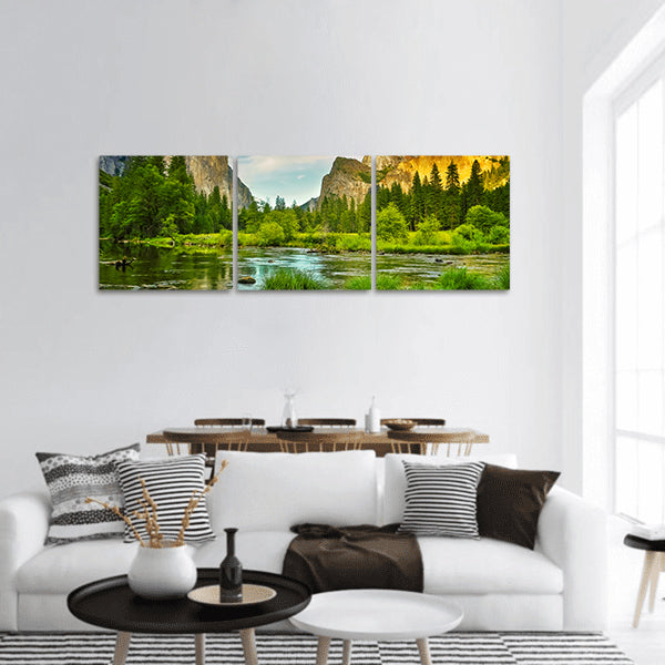 Yosemite National Park panoramic canvas wall art