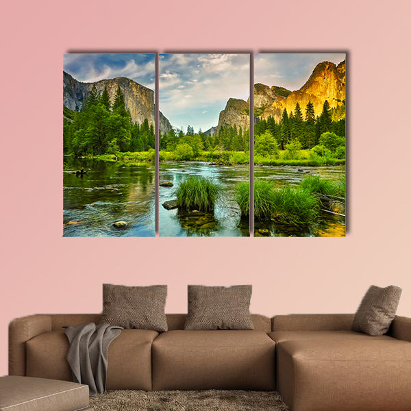 Yosemite National Park multi panel canvas wall art