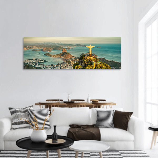 Botafogo Bay Panoramic Canvas Wall Art