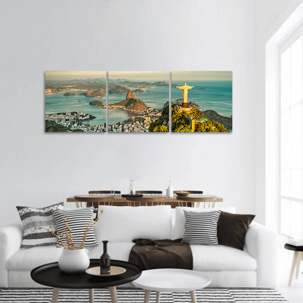 Botafogo Bay Panoramic Canvas Wall Art