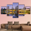 Long Beach, California, USA skyline multi panel canvas wall art