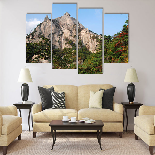 Baegundae peak Multi panel canvas wall art
