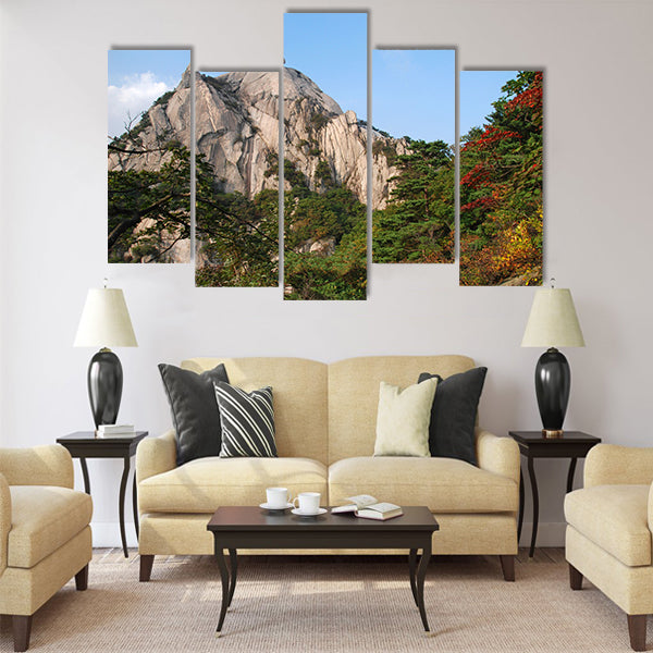 Baegundae peak Multi panel canvas wall art