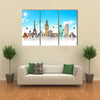 Famous monuments of the world grouped together Multi panel canvas wall art