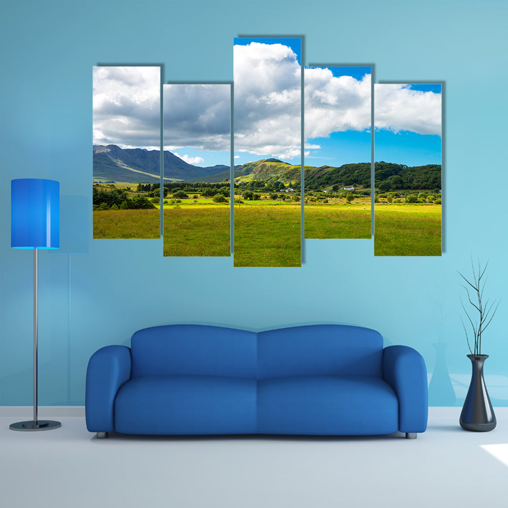 The Ireland, Calway County, landscape of the Connemara area, multi panel canvas wall art