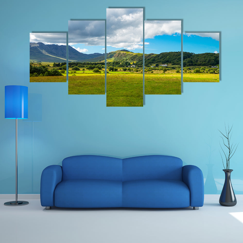 The Ireland, Calway County, landscape of the Connemara area, multi panel canvas wall art