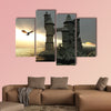 3d illustration fantasy landscape with a fairytale multi panel canvas wall art