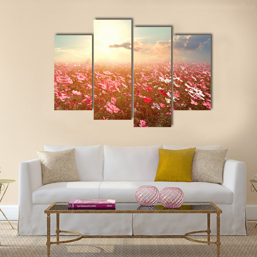 Landscape nature background Multi Panel Canvas Wall Art