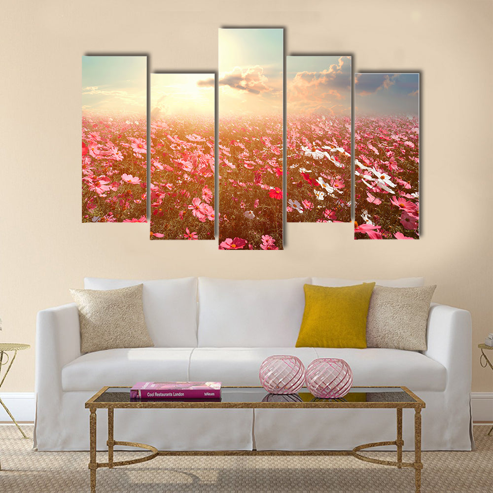 Landscape nature background Multi Panel Canvas Wall Art