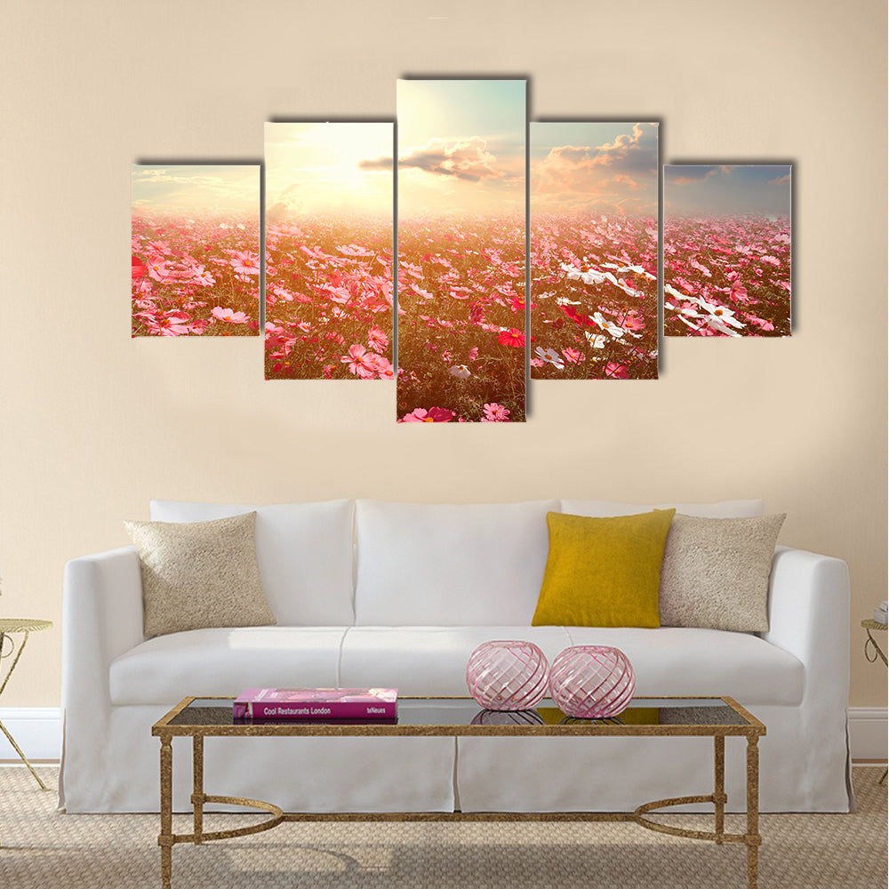Landscape nature background Multi Panel Canvas Wall Art